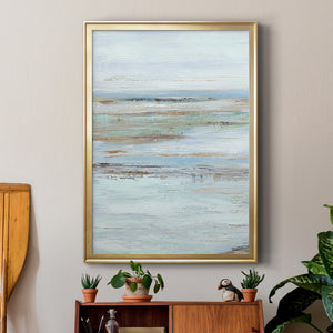 Muted Misty Marsh I Premium Framed Print - Ready to Hang