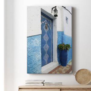 Morocco Door Premium Gallery Wrapped Canvas - Ready to Hang