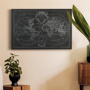 MONDE MAP - Canvas Art Print