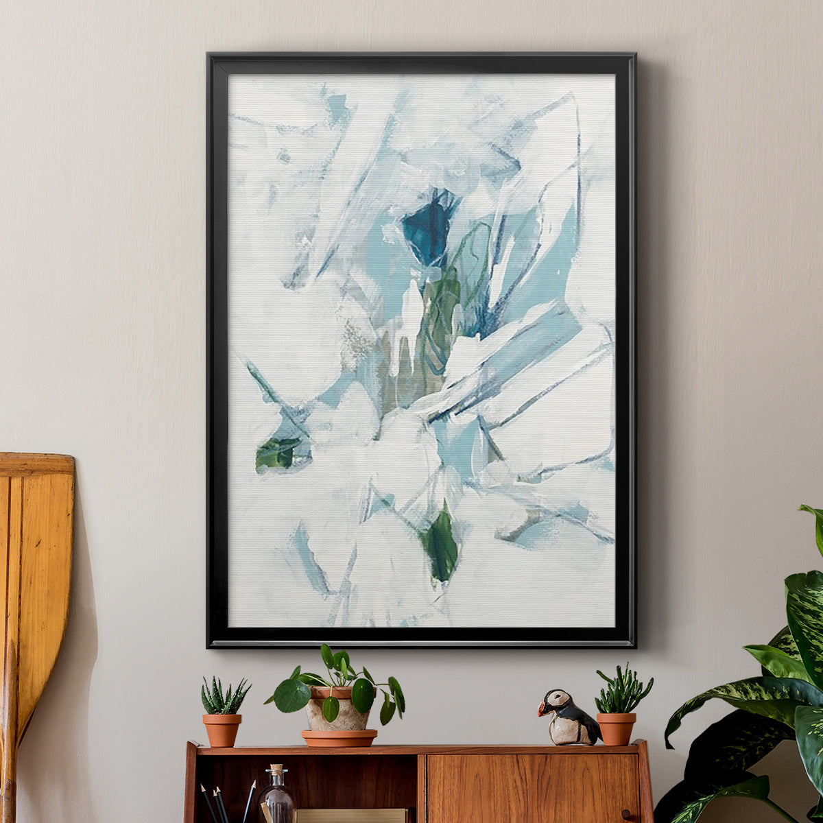 Ice Cavern IV Premium Framed Print - Ready to Hang