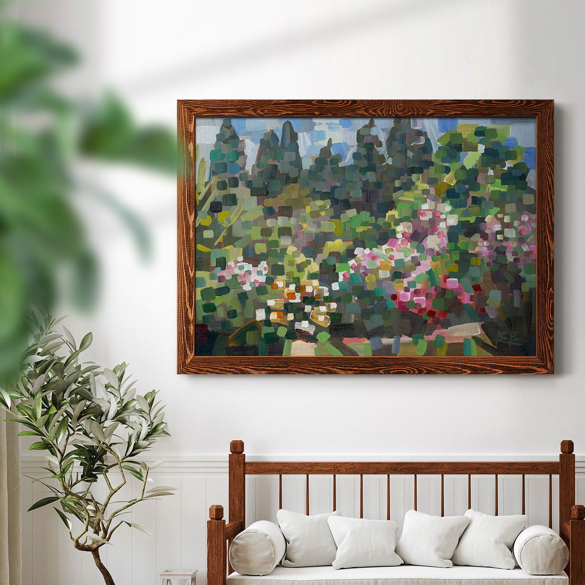 Arboretum in Spring-Premium Framed Canvas - Ready to Hang