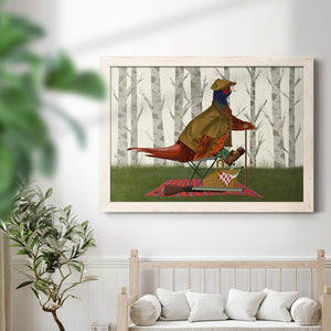 Pheasant Shooting Party 4-Premium Framed Canvas - Ready to Hang