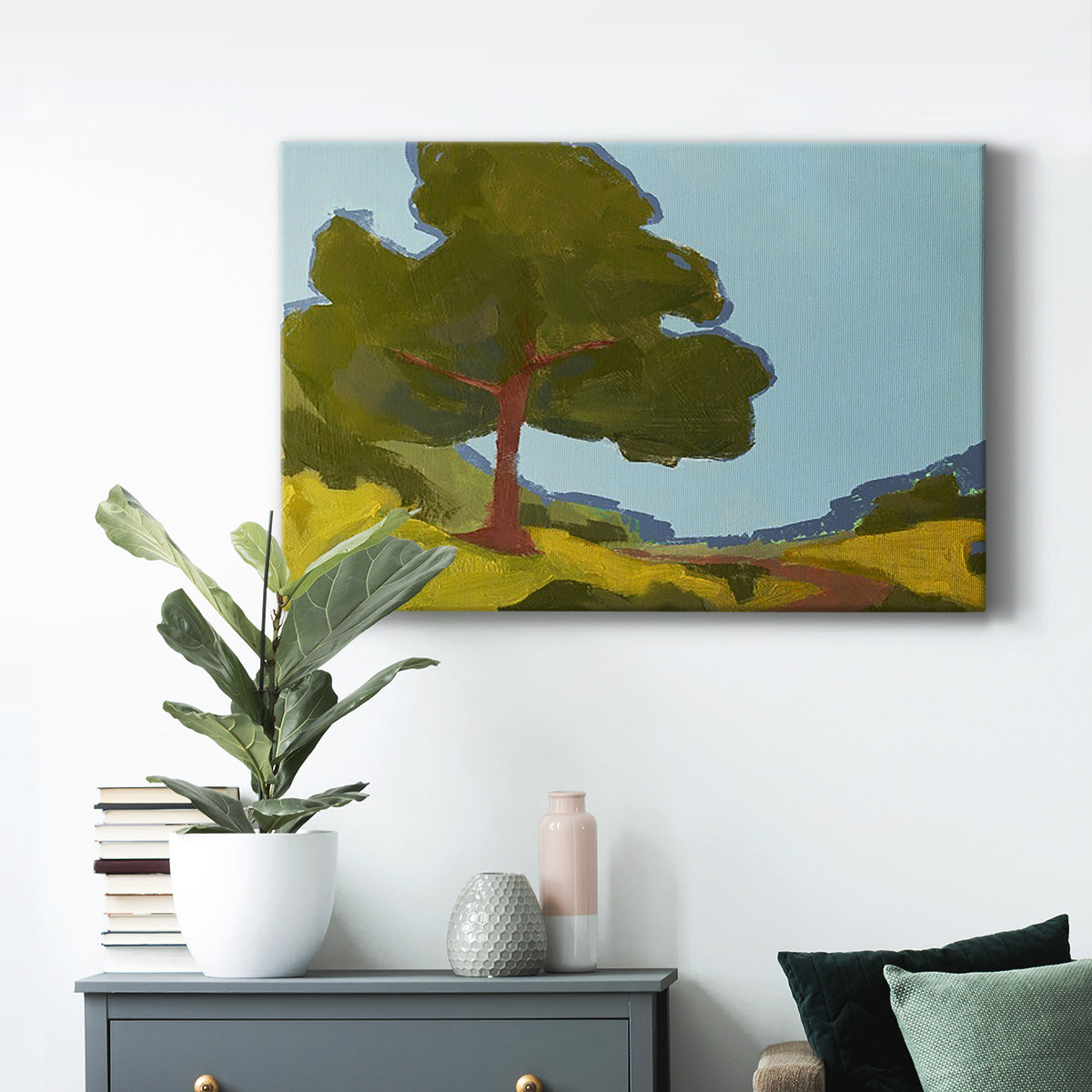 Bright Park II Premium Gallery Wrapped Canvas - Ready to Hang