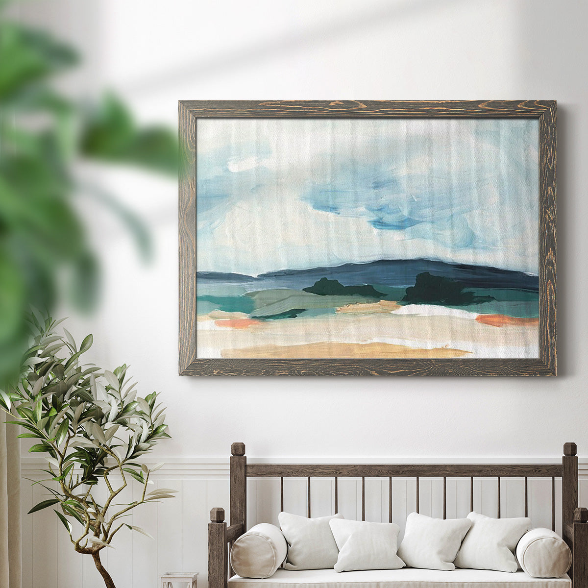 Pastel Vista II-Premium Framed Canvas - Ready to Hang