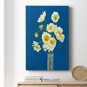 Ice Poppies Premium Gallery Wrapped Canvas - Ready to Hang