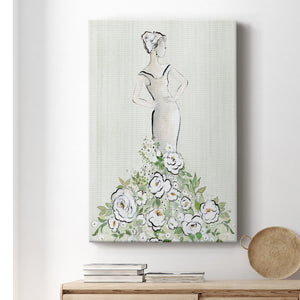 Fashion Floral Figurative Premium Gallery Wrapped Canvas - Ready to Hang