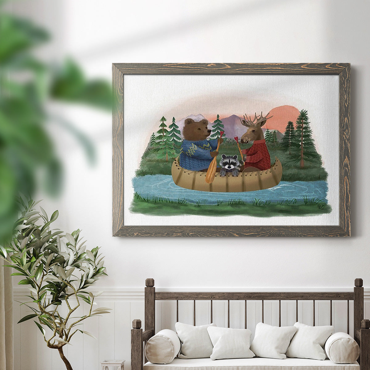 River Trip-Premium Framed Canvas - Ready to Hang