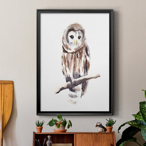 Barred Owl Impressions I Premium Framed Print - Ready to Hang