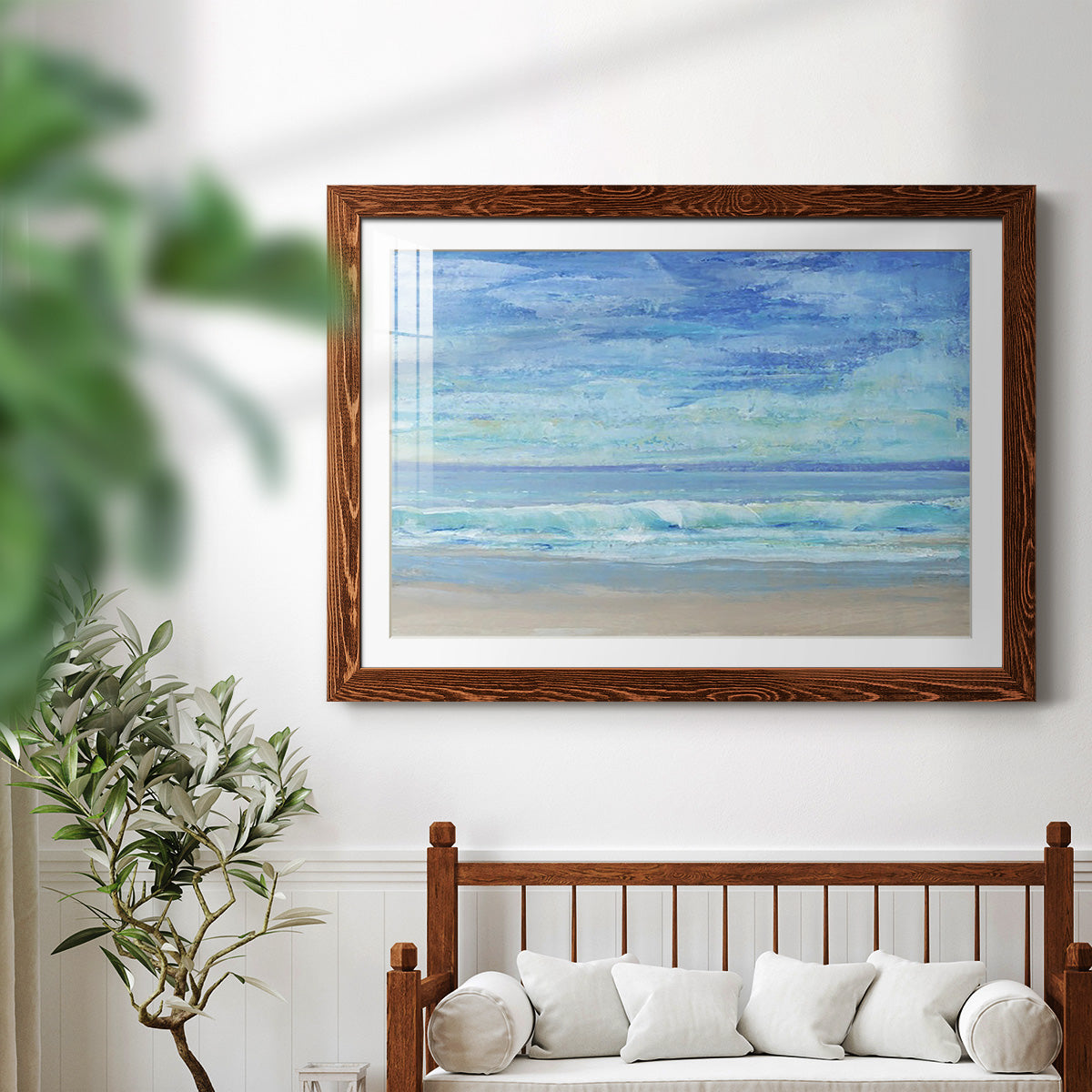 Rolling Surf I-Premium Framed Print - Ready to Hang