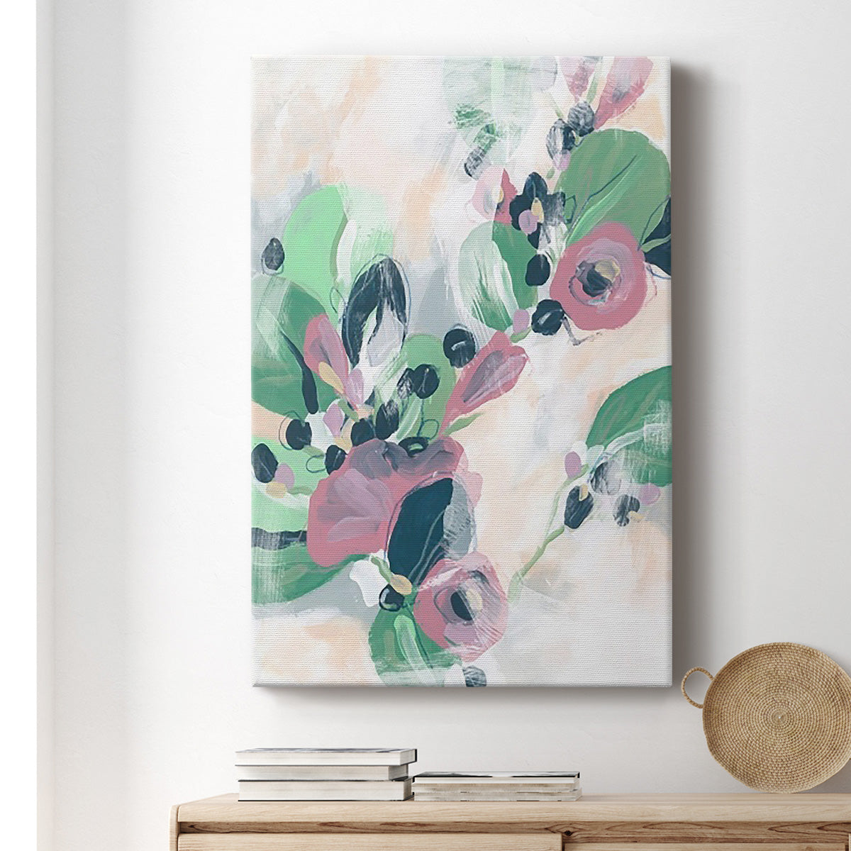 Tropical Branch Fresco II Premium Gallery Wrapped Canvas - Ready to Hang