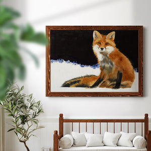 Fox-Premium Framed Canvas - Ready to Hang