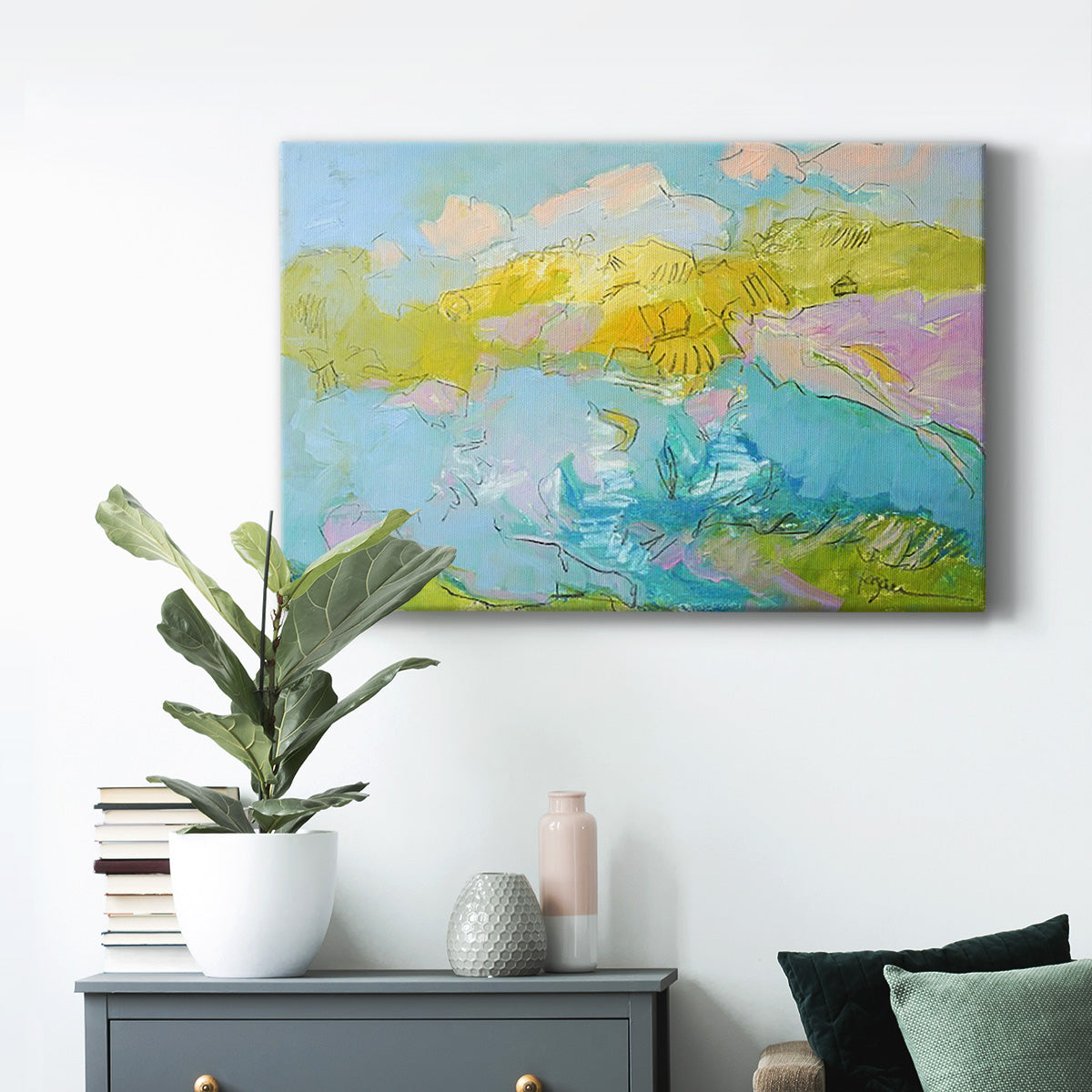 Learning to Fly Premium Gallery Wrapped Canvas - Ready to Hang