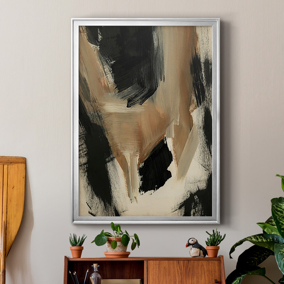 Baked Paintstrokes II Premium Framed Print - Ready to Hang