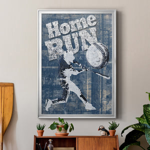 Home Run Hitter Premium Framed Print - Ready to Hang
