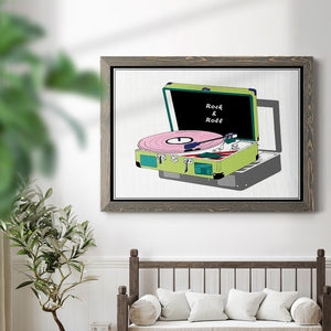 Record Shop II-Premium Framed Canvas - Ready to Hang