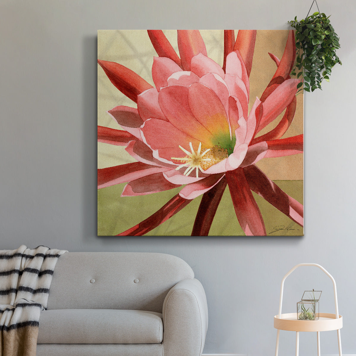 Desert Bloom I-Premium Gallery Wrapped Canvas - Ready to Hang