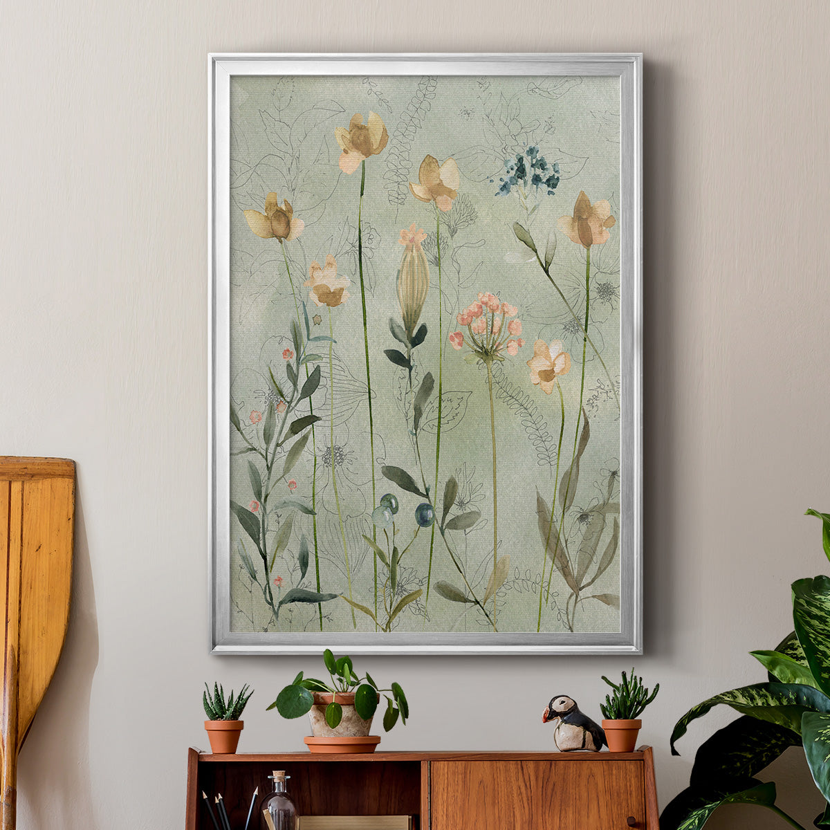 Botanical Sketchbook-Premium Framed Print - Ready to Hang