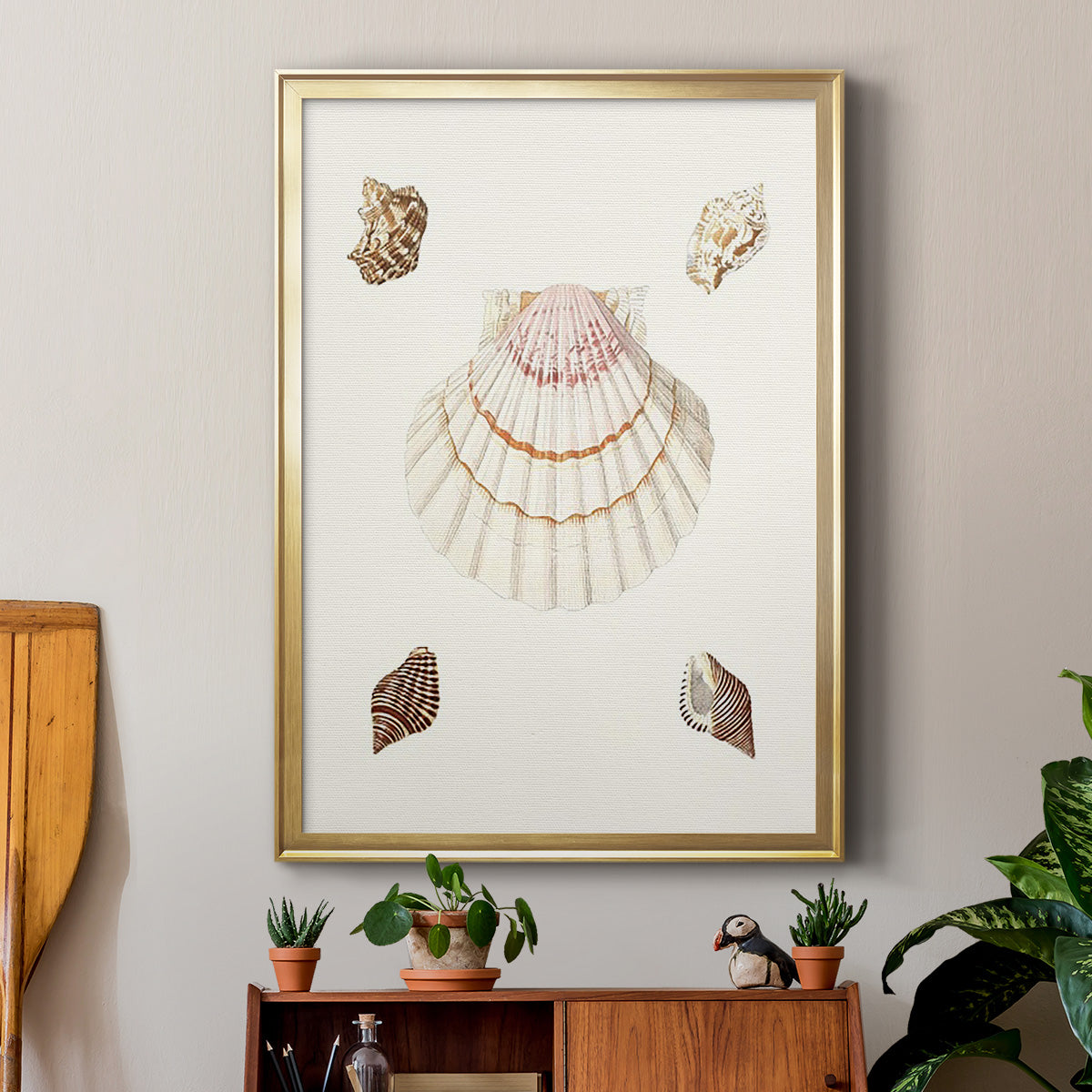 Pastel Knorr Shells IV Premium Framed Print - Ready to Hang