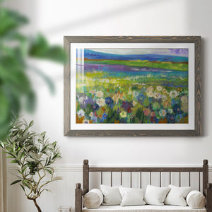 Flowerfields-Premium Framed Print - Ready to Hang