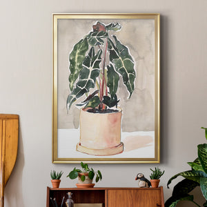 Potted Houseplant I Premium Framed Print - Ready to Hang
