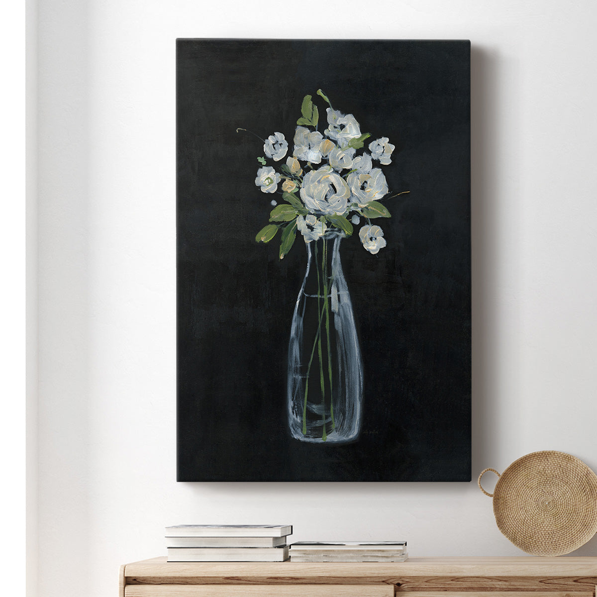 Sophisticated Farm Floral II Premium Gallery Wrapped Canvas - Ready to Hang