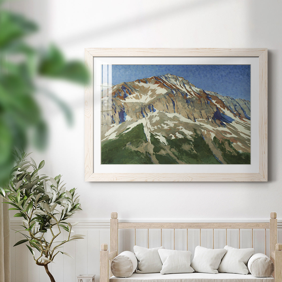 Vermillion Ascent-Premium Framed Print - Ready to Hang