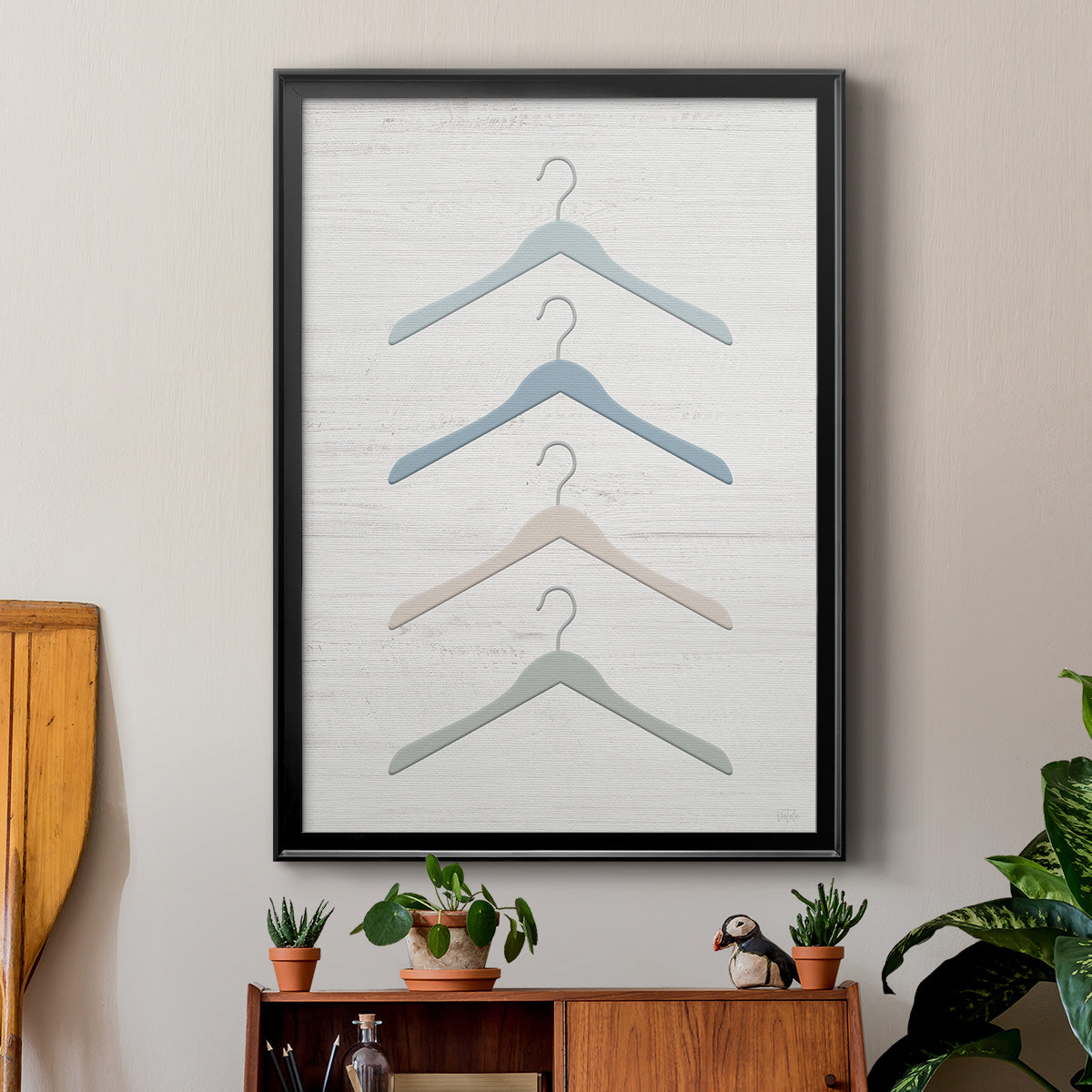 Laundry Hangers Premium Framed Print - Ready to Hang