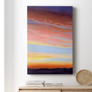 Ignited Dusk II Premium Gallery Wrapped Canvas - Ready to Hang