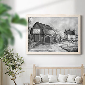 Day at the Farm-Premium Framed Canvas - Ready to Hang