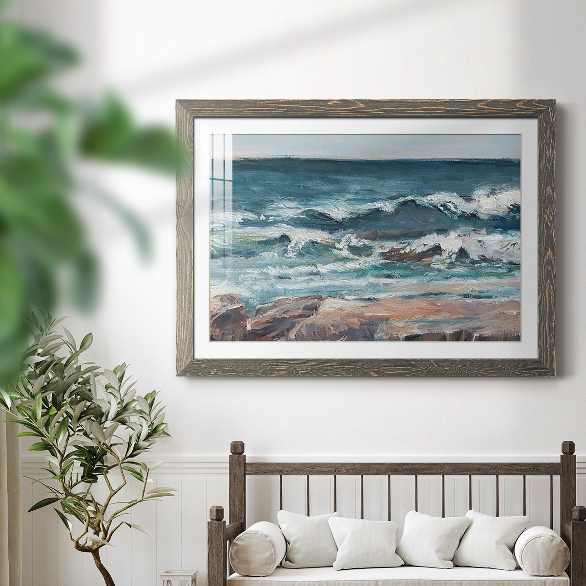 Ocean Breakers II-Premium Framed Print - Ready to Hang