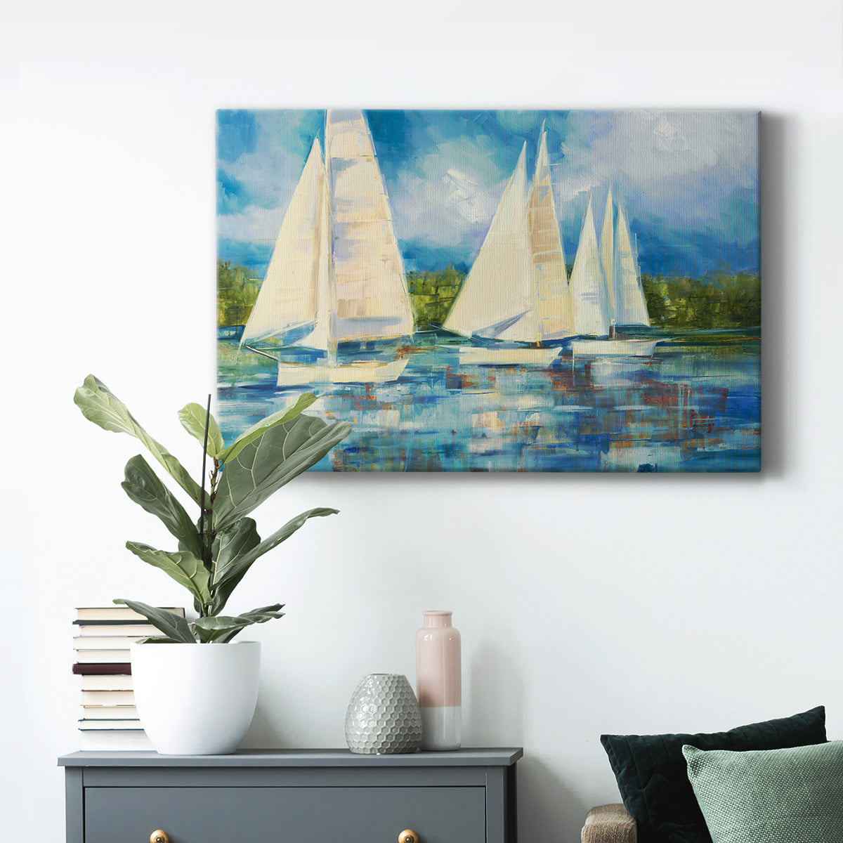 Clear Sailing Premium Gallery Wrapped Canvas - Ready to Hang