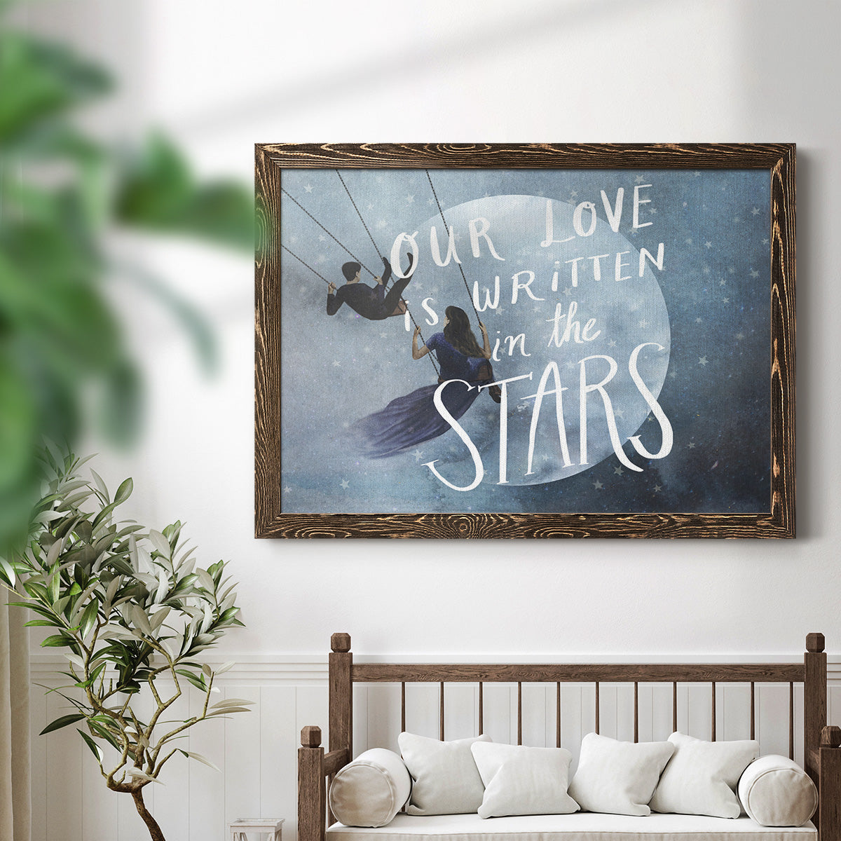 Celestial Love Collection A-Premium Framed Canvas - Ready to Hang