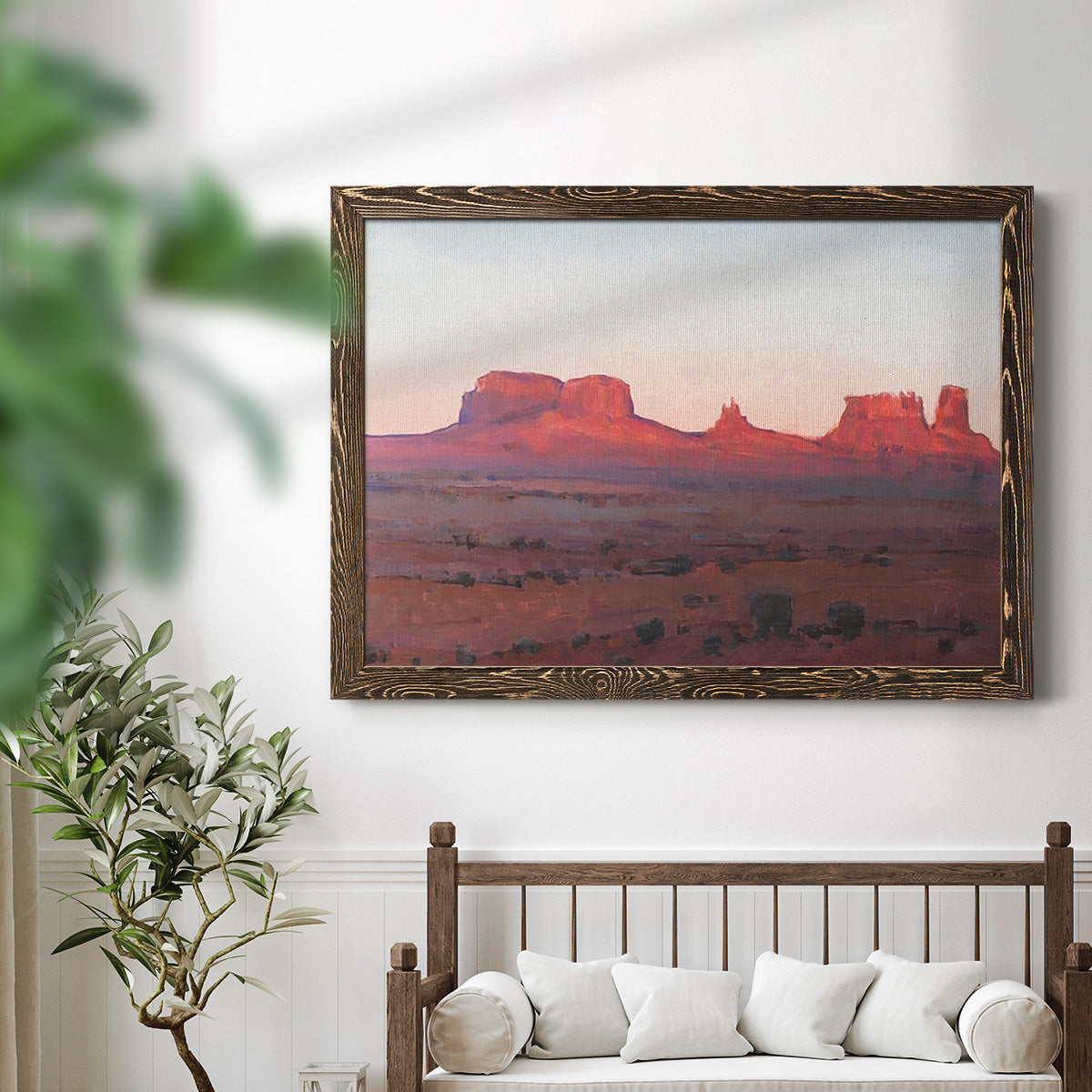 Red Rocks at Dusk II-Premium Framed Canvas - Ready to Hang