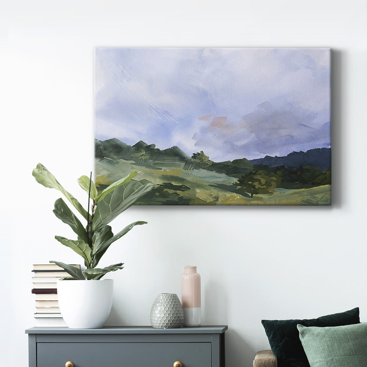 Pastoral Horizons I Premium Gallery Wrapped Canvas - Ready to Hang