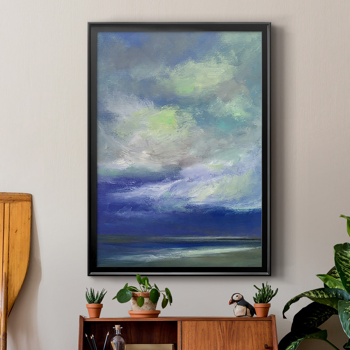 Island Dusk Premium Framed Print - Ready to Hang