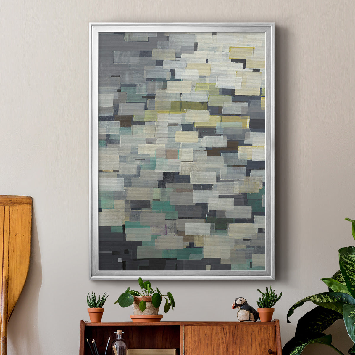 Puzzle Pieces V1 Premium Framed Print - Ready to Hang