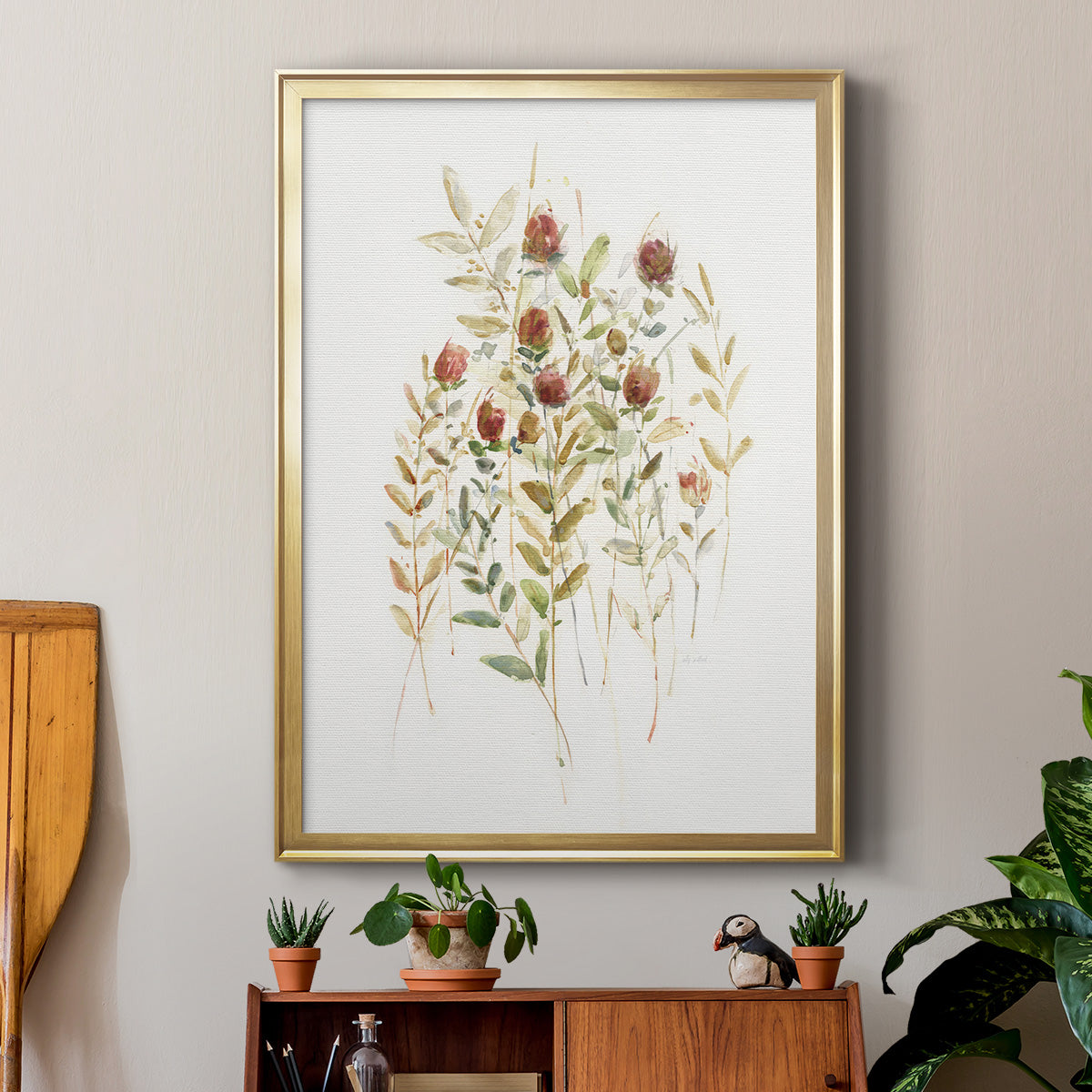 Wildflower Breeze II Premium Framed Print - Ready to Hang