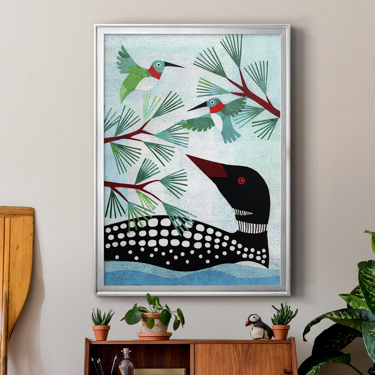 Forest Creatures IX Premium Framed Print - Ready to Hang