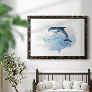 Wave Jumping-Premium Framed Print - Ready to Hang