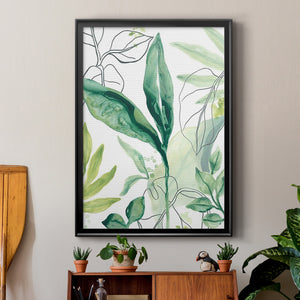 Tropical Palm Chorus IV Premium Framed Print - Ready to Hang