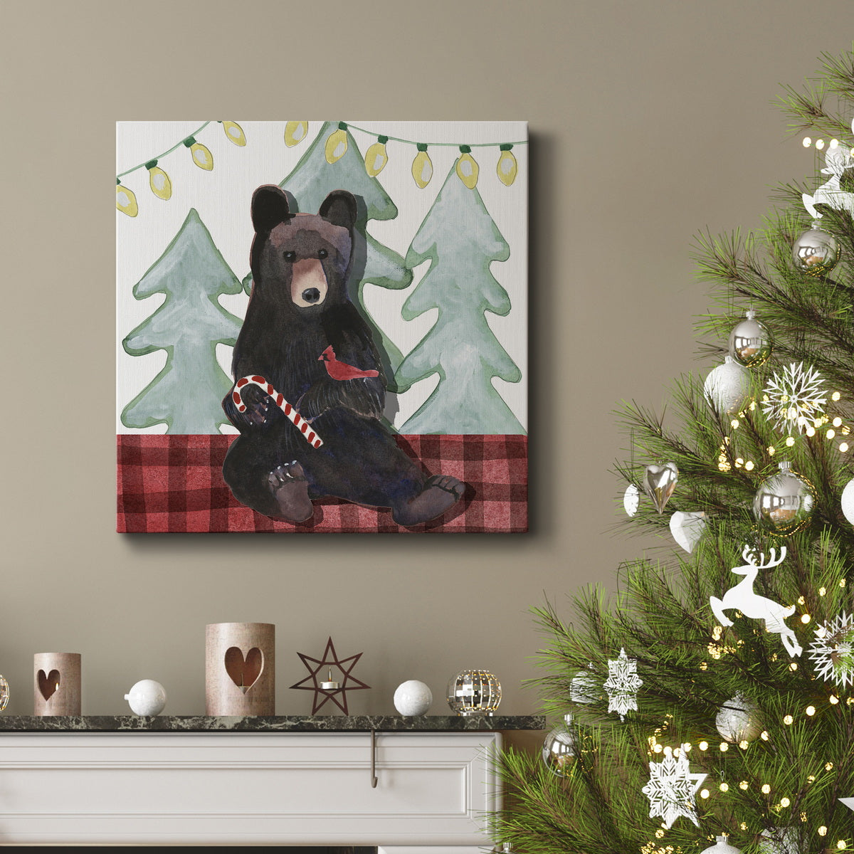 A Very Beary Christmas I-Premium Gallery Wrapped Canvas - Ready to Hang