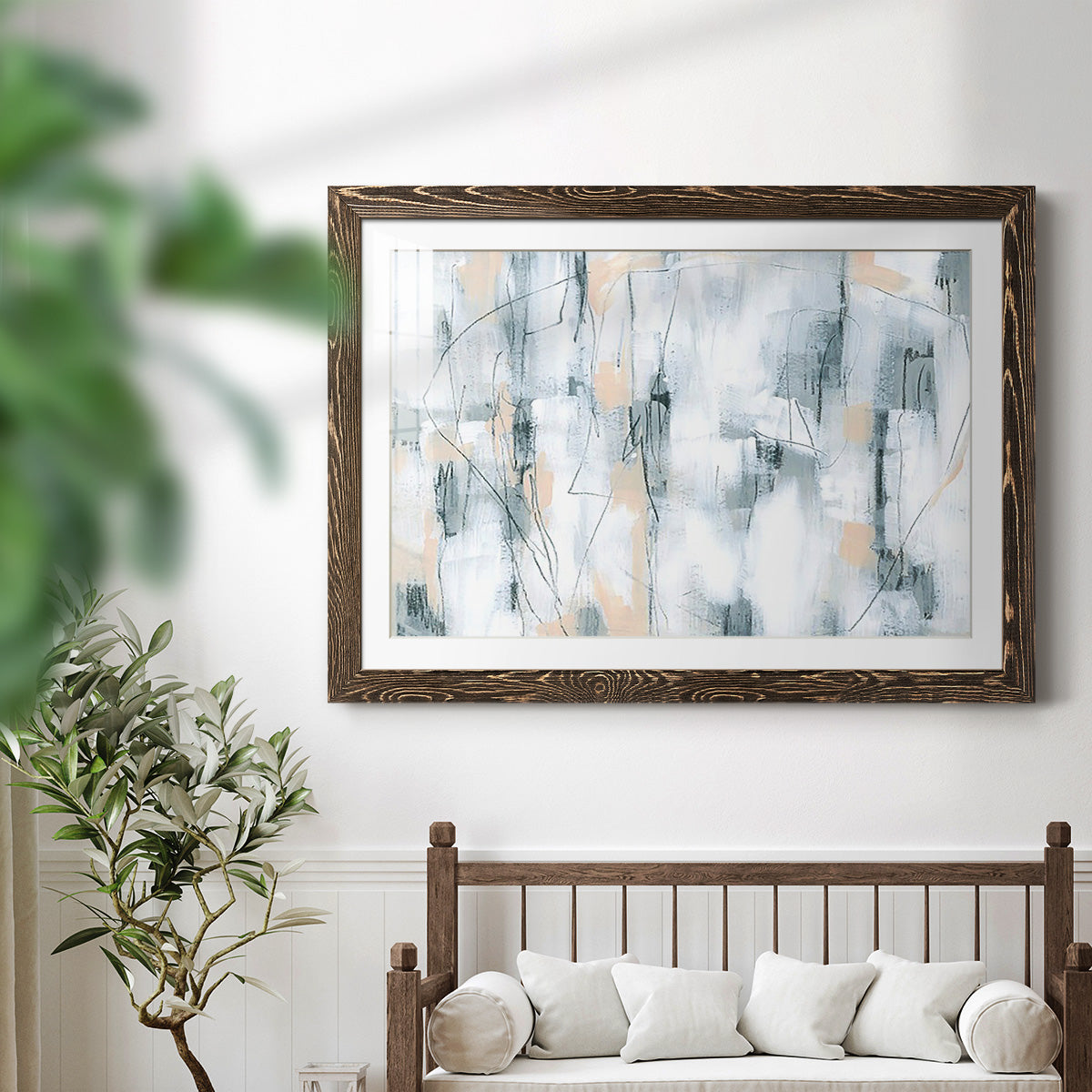 Stone Hatchmarks I-Premium Framed Print - Ready to Hang