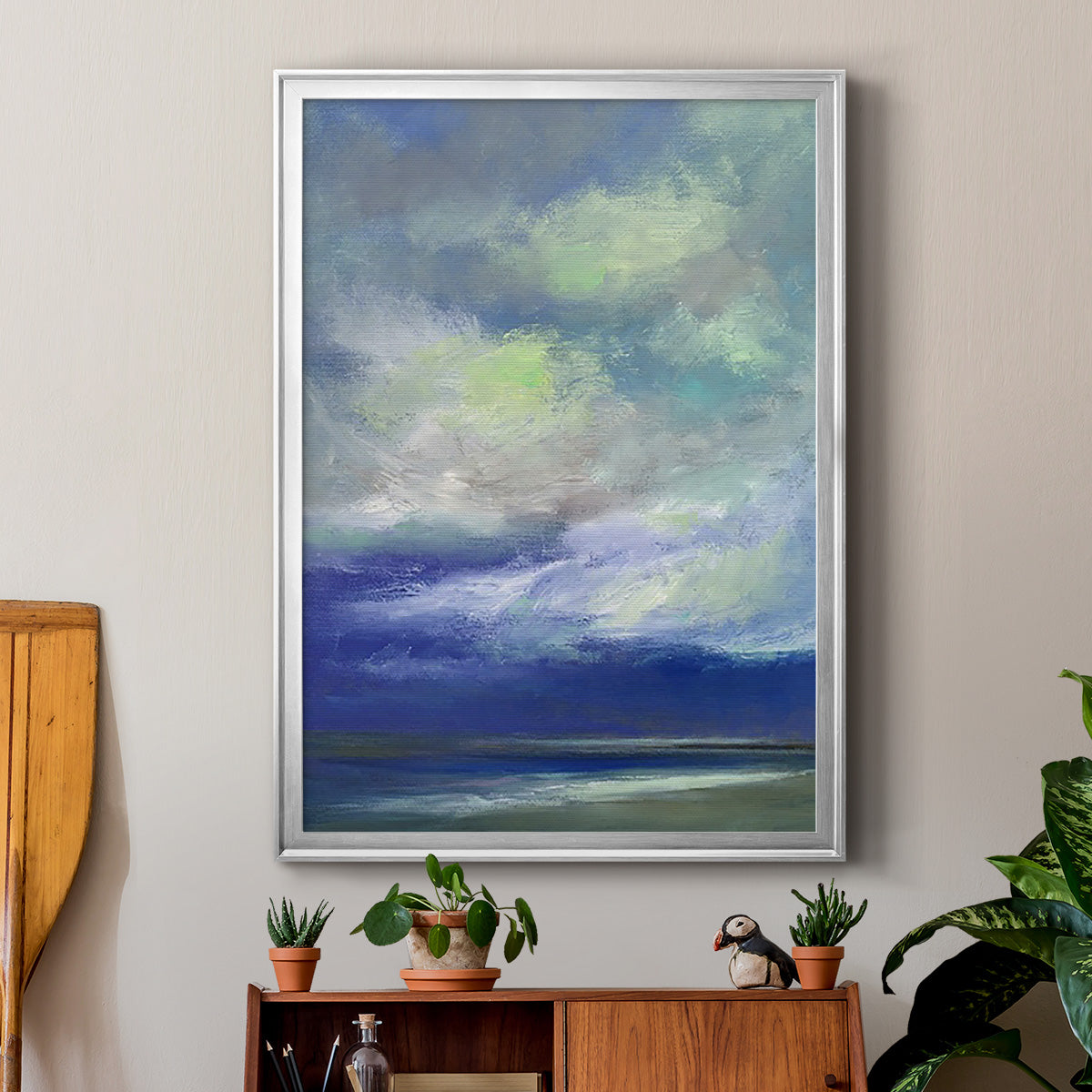 Island Dusk Premium Framed Print - Ready to Hang