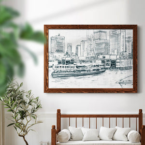 Ferryboats IV-Premium Framed Canvas - Ready to Hang