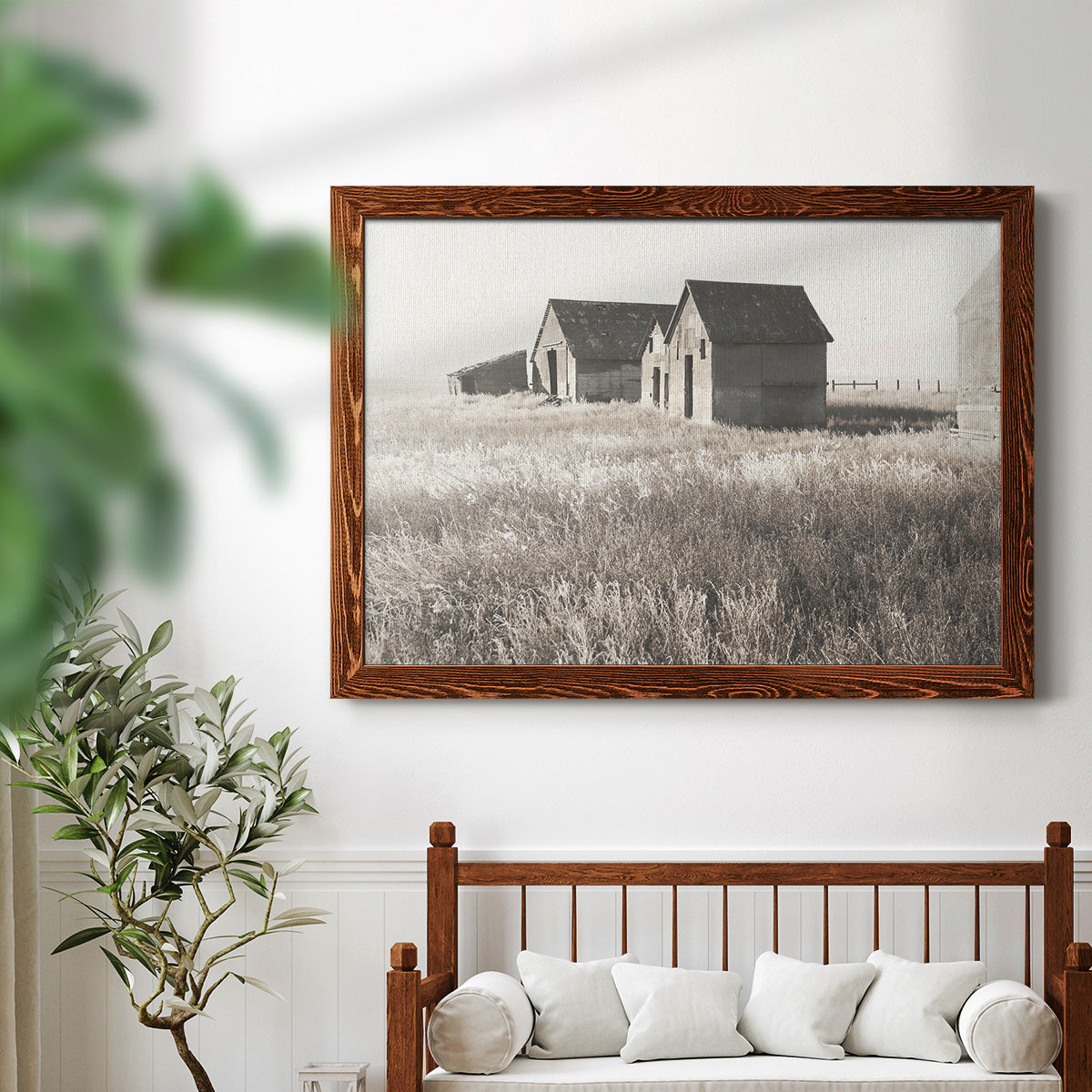 Neutral Barn-Premium Framed Canvas - Ready to Hang