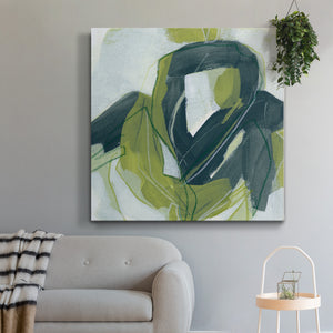 Verdigris Motion III-Premium Gallery Wrapped Canvas - Ready to Hang