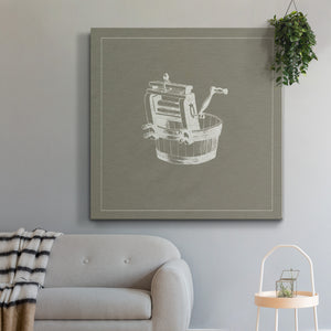 Laundry Tips V-Premium Gallery Wrapped Canvas - Ready to Hang