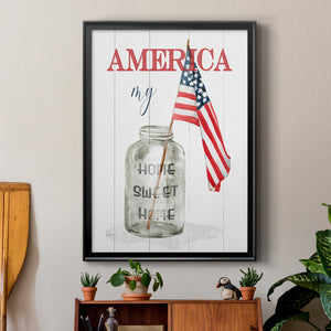 America My Home Sweet Home Premium Framed Print - Ready to Hang