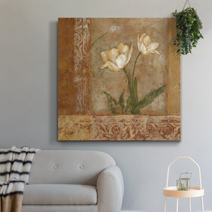 Morning Floral II-Premium Gallery Wrapped Canvas - Ready to Hang