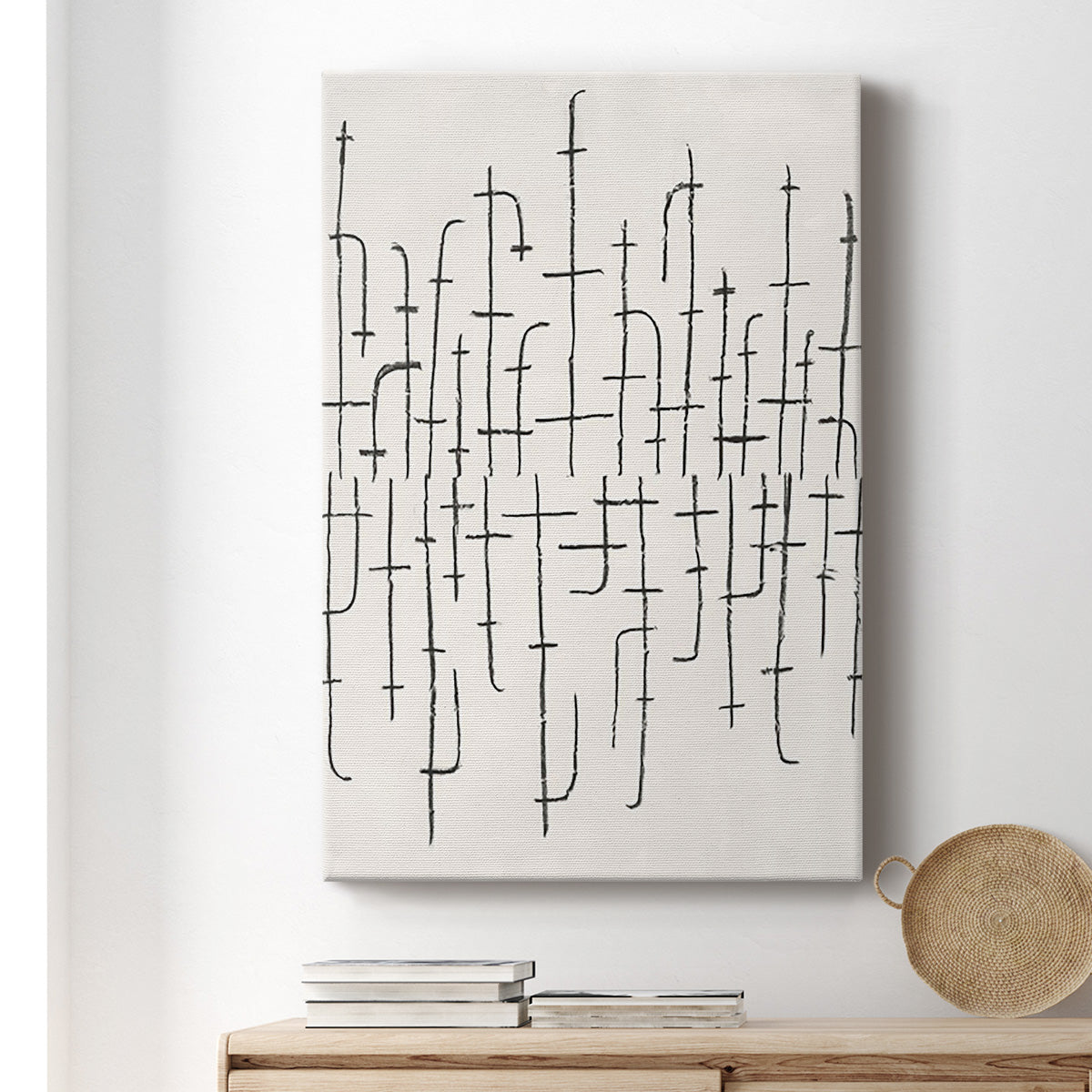 Vertical Arrangement II Premium Gallery Wrapped Canvas - Ready to Hang